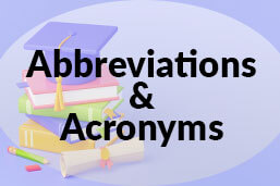 Acronyms and Abbreviations in Media Interviews and Speeches