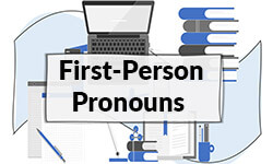 research paper first person pronouns