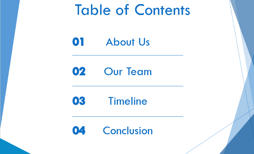 Table-of-contents-powerpoint-links